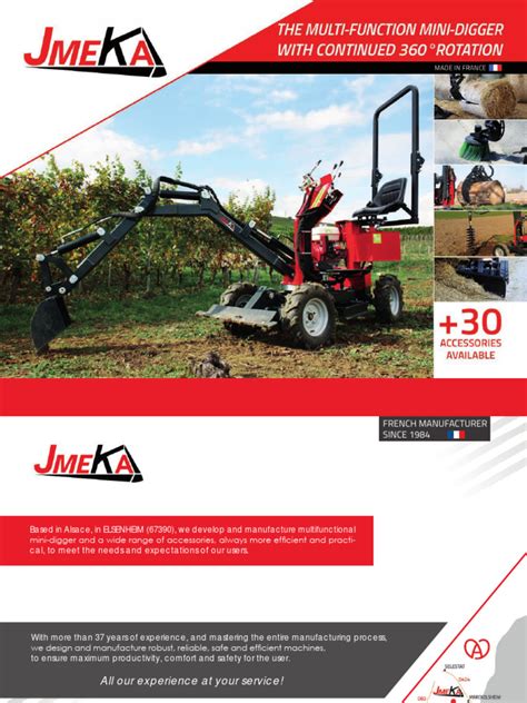 jmeka self-propelled mini digger|The Multi.